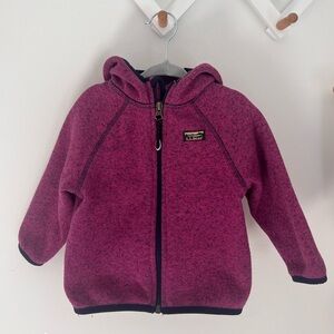 Llbean toddler zip jacket